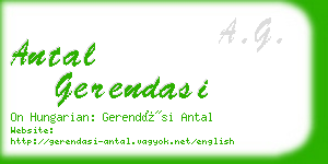 antal gerendasi business card